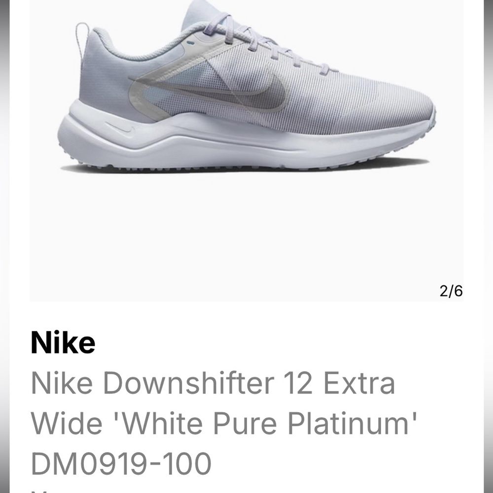Nike DOWNSHIFTER 12 EXTRA
WIDE 'WHITE PURE PLATINUM' DM0919-100

Back to school